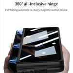 Custodia per telefono anti peep a copertura totale con chiusura magnetica GKK, For Samsung Galaxy Z Fold4