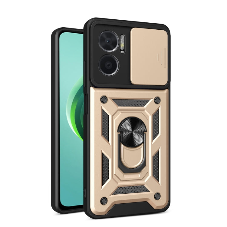 Design della fotocamera scorrevole Custodia per telefono in TPU + PC, For Xiaomi Redmi 10 5G, For Xiaomi Redmi Note 12 5G Global / Poco X5
