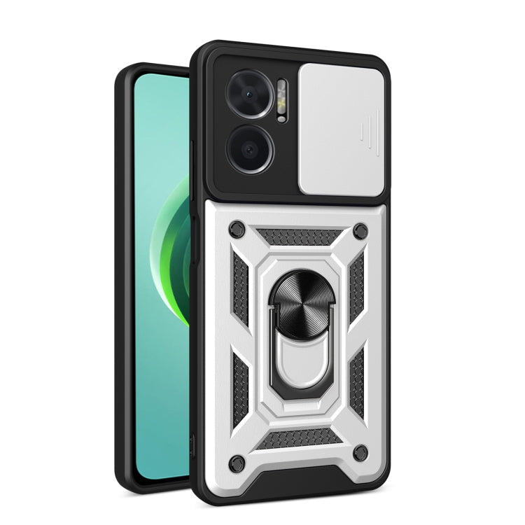 Design della fotocamera scorrevole Custodia per telefono in TPU + PC, For Xiaomi Redmi 10 5G, For Xiaomi Redmi Note 12 5G Global / Poco X5