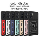 Design della fotocamera scorrevole Custodia per telefono in TPU + PC, For Xiaomi Redmi 10 5G, For Xiaomi Redmi Note 12 5G Global / Poco X5