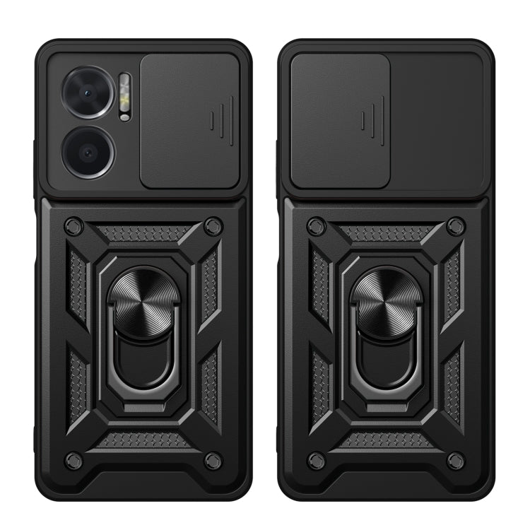 Design della fotocamera scorrevole Custodia per telefono in TPU + PC, For Xiaomi Redmi 10 5G, For Xiaomi Redmi Note 12 5G Global / Poco X5