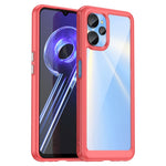 Custodia per telefono in acrilico + TPU serie colorata, For Realme 10 5G, For Realme V20 5G