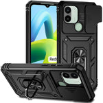 Custodia per telefono con supporto per camshield scorrevole, For Xiaomi Redmi A1/A1+, For Samsung Galaxy A14 5G