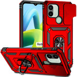 Custodia per telefono con supporto per camshield scorrevole, For Xiaomi Redmi A1/A1+, For Samsung Galaxy A14 5G