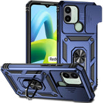 Custodia per telefono con supporto per camshield scorrevole, For Xiaomi Redmi A1/A1+, For Samsung Galaxy A14 5G