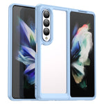 Custodia per telefono in acrilico + TPU serie colorata, For Samsung Galaxy Z Fold3 5G