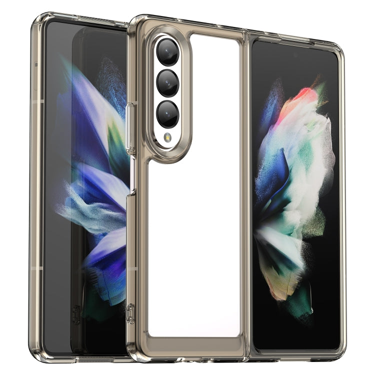 Custodia per telefono in acrilico + TPU serie colorata, For Samsung Galaxy Z Fold3 5G