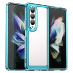 Custodia per telefono in acrilico + TPU serie colorata, For Samsung Galaxy Z Fold3 5G