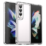 Custodia per telefono in acrilico + TPU serie colorata, For Samsung Galaxy Z Fold3 5G