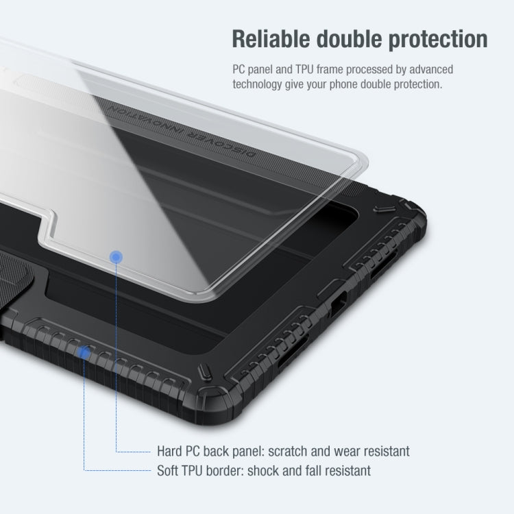 Custodia per tablet in pelle NILLKIN Bumper Pro con slot per penna e funzione Sleep / Wake-up, For iPad 10th Gen 10.9 2022, For Xiaomi Pad 5 Pro