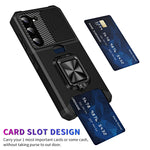 Custodia per telefono scorrevole Camshield con supporto per anello e slot per schede, For Samsung Galaxy S23 5G, For Samsung Galaxy S23+ 5G, For Samsung Galaxy S23 Ultra 5G