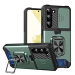 Custodia per telefono scorrevole Camshield con supporto per anello e slot per schede, For Samsung Galaxy S23 5G, For Samsung Galaxy S23+ 5G, For Samsung Galaxy S23 Ultra 5G