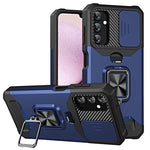 Custodia per telefono scorrevole Camshield con supporto per anello e slot per schede, For Samsung Galaxy A14 5G