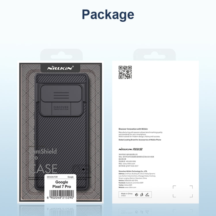 Custodia per telefono a copertura totale per PC NILLKIN CamShield Pro Series, For Google Pixel 7 Pro 5G, For Google Pixel 7 5G, For Xiaomi 12T Pro