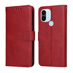 Custodia in pelle a conchiglia classica in vitello, For Xiaomi Redmi A1+, For Xiaomi Redmi 11 Prime 4G, For Xiaomi Redmi Note 12 China, For Xiaomi Redmi Note 12 Pro 5G China
