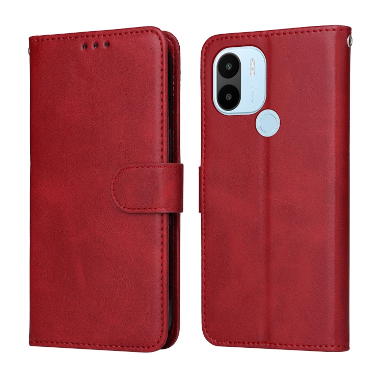 Custodia in pelle a conchiglia classica in vitello, For Xiaomi Redmi A1+, For Xiaomi Redmi 11 Prime 4G, For Xiaomi Redmi Note 12 China, For Xiaomi Redmi Note 12 Pro 5G China