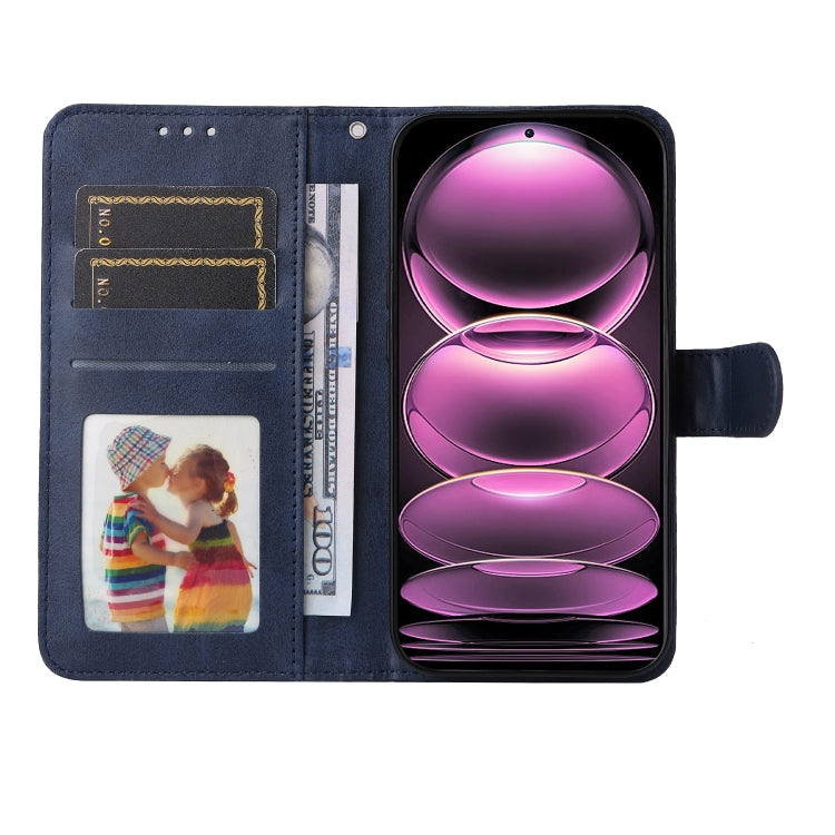 Custodia in pelle a conchiglia classica in vitello, For Xiaomi Redmi Note 12 Pro+ China