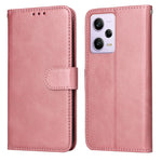 Custodia in pelle a conchiglia classica in vitello, For Xiaomi Redmi Note 12 Pro+ China