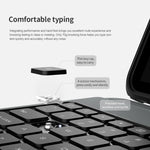 Custodia per tastiera combinata paraurti Nillkin, For iPad Pro 12.9 2020 / 2021, For Samsung Galaxy Tab S8+/S8+ 5G/S7+/S7 FE