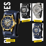 Orologio da uomo meccanico cavo serie pilota OCHSTIN 7010C