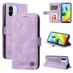 Custodia per telefono in pelle con bottone in metallo con albero della vita Skin Feel, For Xiaomi Redmi A1+, For Xiaomi Redmi 11 Prime 4G, For Xiaomi Redmi Note 12 China, For Xiaomi Redmi Note 12 Pro 5G China