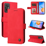 Custodia per telefono in pelle con bottone in metallo con albero della vita Skin Feel, For Xiaomi Redmi A1+, For Xiaomi Redmi 11 Prime 4G, For Xiaomi Redmi Note 12 China, For Xiaomi Redmi Note 12 Pro 5G China