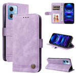 Custodia per telefono in pelle con bottone in metallo con albero della vita Skin Feel, For Xiaomi Redmi A1+, For Xiaomi Redmi 11 Prime 4G, For Xiaomi Redmi Note 12 China, For Xiaomi Redmi Note 12 Pro 5G China
