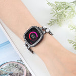 Cinturino per orologio con cinturino in perle, For Fitbit Versa 3 / Sense