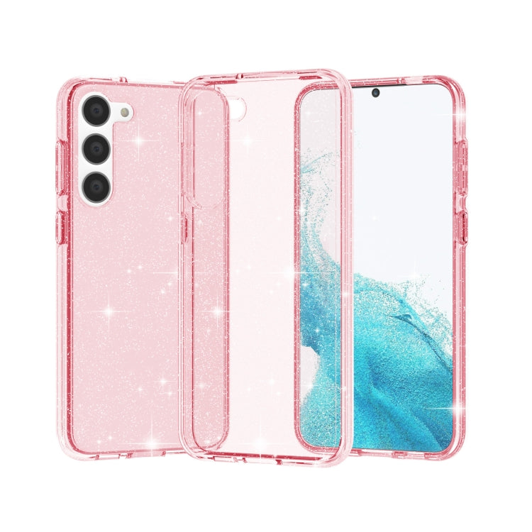 Custodia per telefono in polvere glitterata stile Terminator antiurto, For Samsung Galaxy S23 5G, For Samsung Galaxy S23+ 5G, For Samsung Galaxy S23 Ultra 5G, For Samsung Galaxy A14 5G