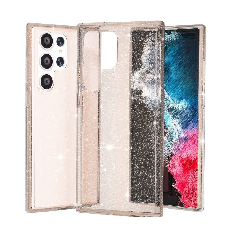 Custodia per telefono in polvere glitterata stile Terminator antiurto, For Samsung Galaxy S23 5G, For Samsung Galaxy S23+ 5G, For Samsung Galaxy S23 Ultra 5G, For Samsung Galaxy A14 5G