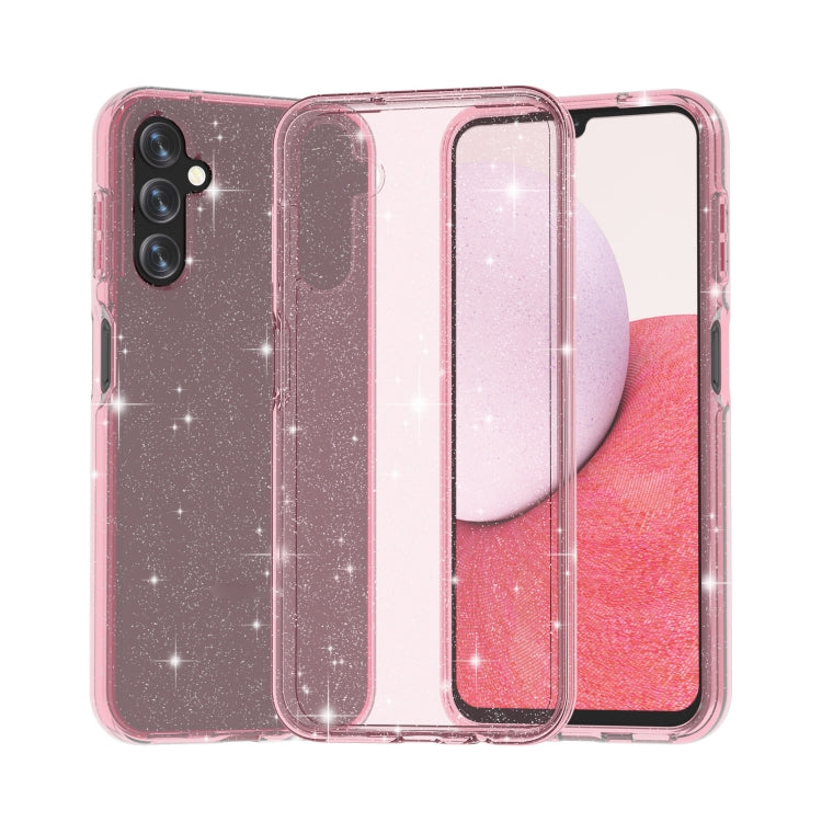Custodia per telefono in polvere glitterata stile Terminator antiurto, For Samsung Galaxy S23 5G, For Samsung Galaxy S23+ 5G, For Samsung Galaxy S23 Ultra 5G, For Samsung Galaxy A14 5G