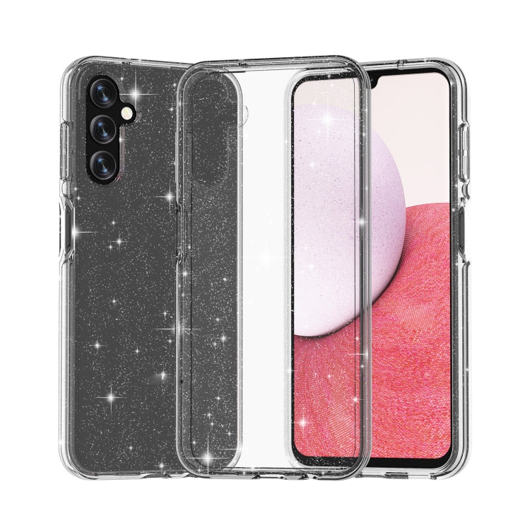 Custodia per telefono in polvere glitterata stile Terminator antiurto, For Samsung Galaxy S23 5G, For Samsung Galaxy S23+ 5G, For Samsung Galaxy S23 Ultra 5G, For Samsung Galaxy A14 5G
