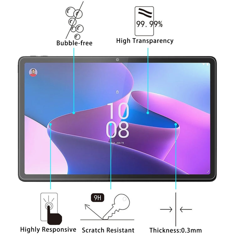 Pellicola in vetro temperato per tablet antideflagrante 9H 2.5D, For Lenovo Tab P11 Gen 2 11.5 inch / Tab K11 Plus (1 PC)