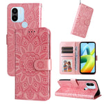 Custodia per telefono in pelle di girasole goffrata, For Xiaomi Redmi A1+, For Xiaomi Redmi 11 Prime 4G, For Xiaomi Redmi Note 12 China, For Xiaomi Redmi Note 12 Pro 5G China