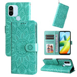 Custodia per telefono in pelle di girasole goffrata, For Xiaomi Redmi A1+, For Xiaomi Redmi 11 Prime 4G, For Xiaomi Redmi Note 12 China, For Xiaomi Redmi Note 12 Pro 5G China