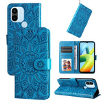 Custodia per telefono in pelle di girasole goffrata, For Xiaomi Redmi A1+, For Xiaomi Redmi 11 Prime 4G, For Xiaomi Redmi Note 12 China, For Xiaomi Redmi Note 12 Pro 5G China