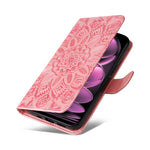 Custodia per telefono in pelle di girasole goffrata, For Xiaomi Redmi Note 12 Pro+ China