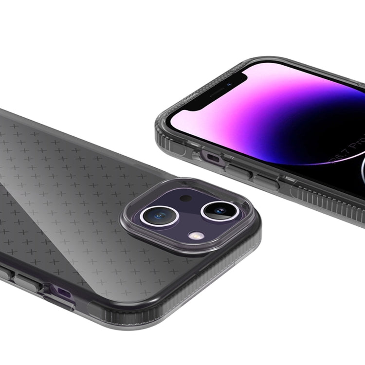 Custodia per cellulare in TPU trasparente con motivo a griglia, For iPhone 14, For iPhone 14 Plus, For iPhone 14 Pro, For iPhone 14 Pro Max