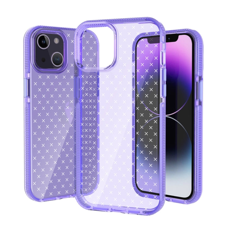 Custodia per cellulare in TPU trasparente con motivo a griglia, For iPhone 14, For iPhone 14 Plus, For iPhone 14 Pro, For iPhone 14 Pro Max