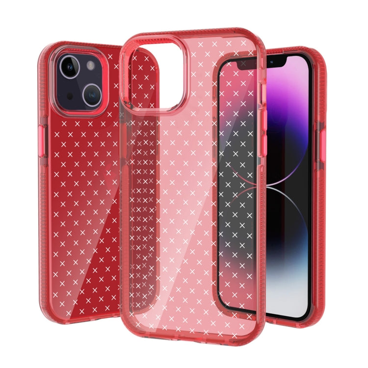 Custodia per cellulare in TPU trasparente con motivo a griglia, For iPhone 14, For iPhone 14 Plus, For iPhone 14 Pro, For iPhone 14 Pro Max
