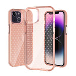 Custodia per cellulare in TPU trasparente con motivo a griglia, For iPhone 14, For iPhone 14 Plus, For iPhone 14 Pro, For iPhone 14 Pro Max