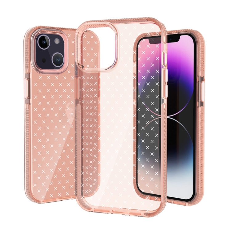 Custodia per cellulare in TPU trasparente con motivo a griglia, For iPhone 14, For iPhone 14 Plus, For iPhone 14 Pro, For iPhone 14 Pro Max