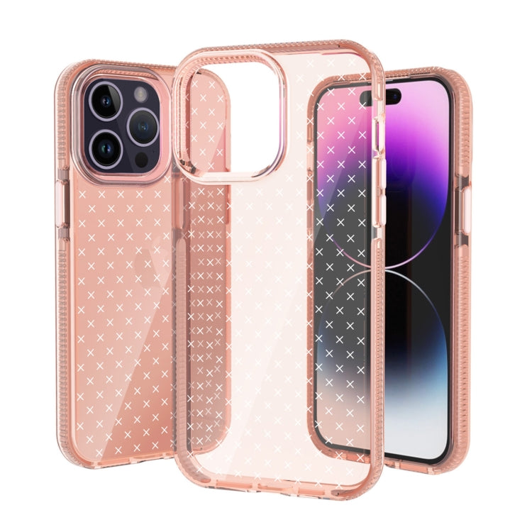 Custodia per cellulare in TPU trasparente con motivo a griglia, For iPhone 14, For iPhone 14 Plus, For iPhone 14 Pro, For iPhone 14 Pro Max