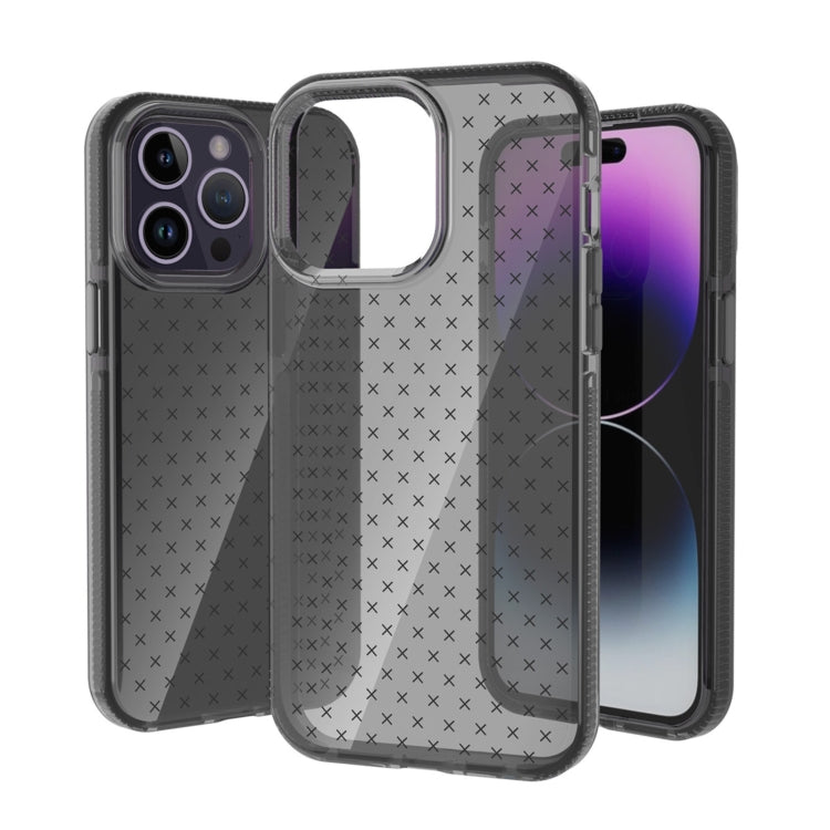 Custodia per cellulare in TPU trasparente con motivo a griglia, For iPhone 14, For iPhone 14 Plus, For iPhone 14 Pro, For iPhone 14 Pro Max