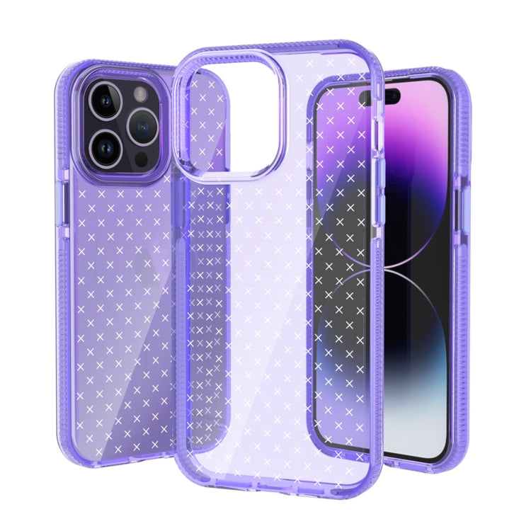 Custodia per cellulare in TPU trasparente con motivo a griglia, For iPhone 14, For iPhone 14 Plus, For iPhone 14 Pro, For iPhone 14 Pro Max
