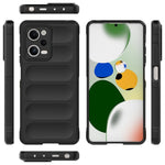 Magic Shield TPU + custodia per telefono in flanella, For Xiaomi Redmi Note 12 Pro 5G China / Note 12 Pro 5G Speed, For Xiaomi Redmi Note 12 Pro+ China / Global