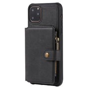 Custodia portafoglio con cerniera e slot carte