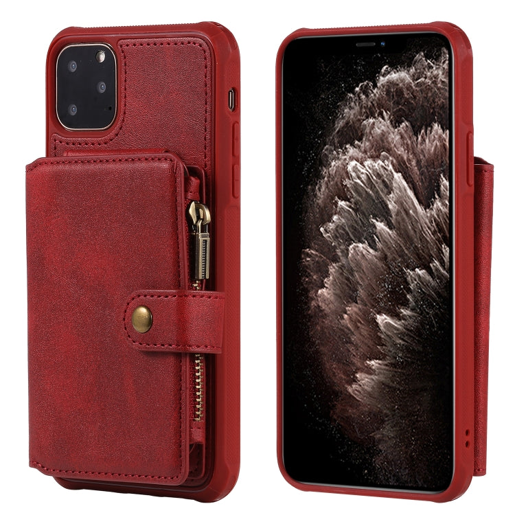 Custodia portafoglio con cerniera e slot carte