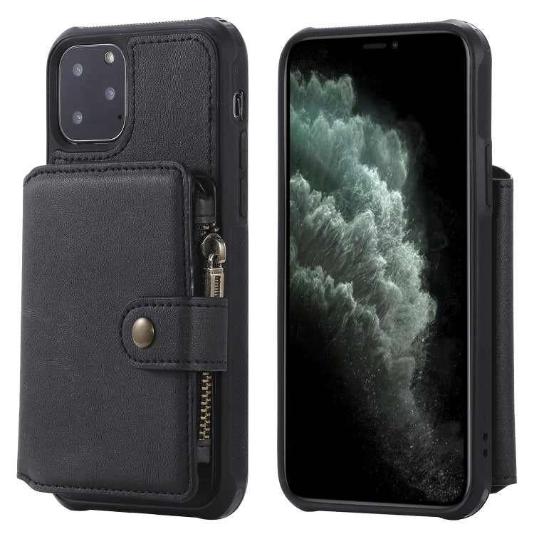 Custodia portafoglio con cerniera e slot carte