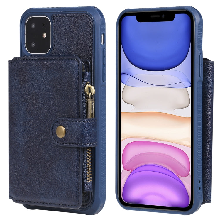 Custodia portafoglio con cerniera e slot carte